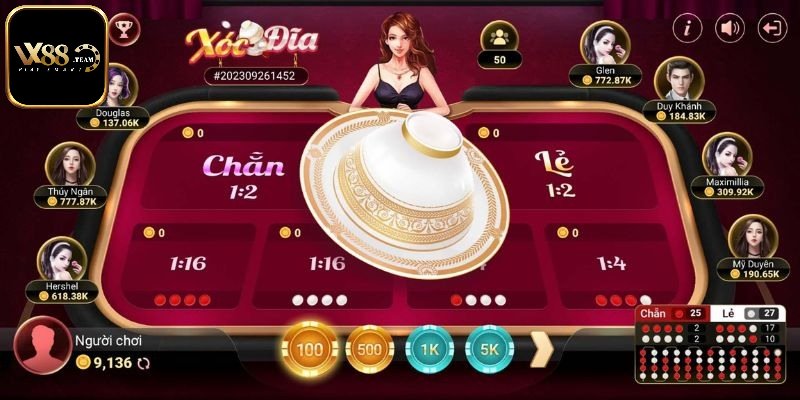 Tìm hiểu game xóc đĩa Vx88