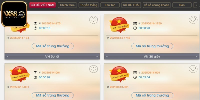 Tìm hiểu sảnh lô đề Vx88